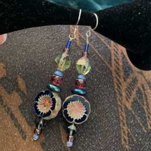 Southwest Winter Flower Earrings